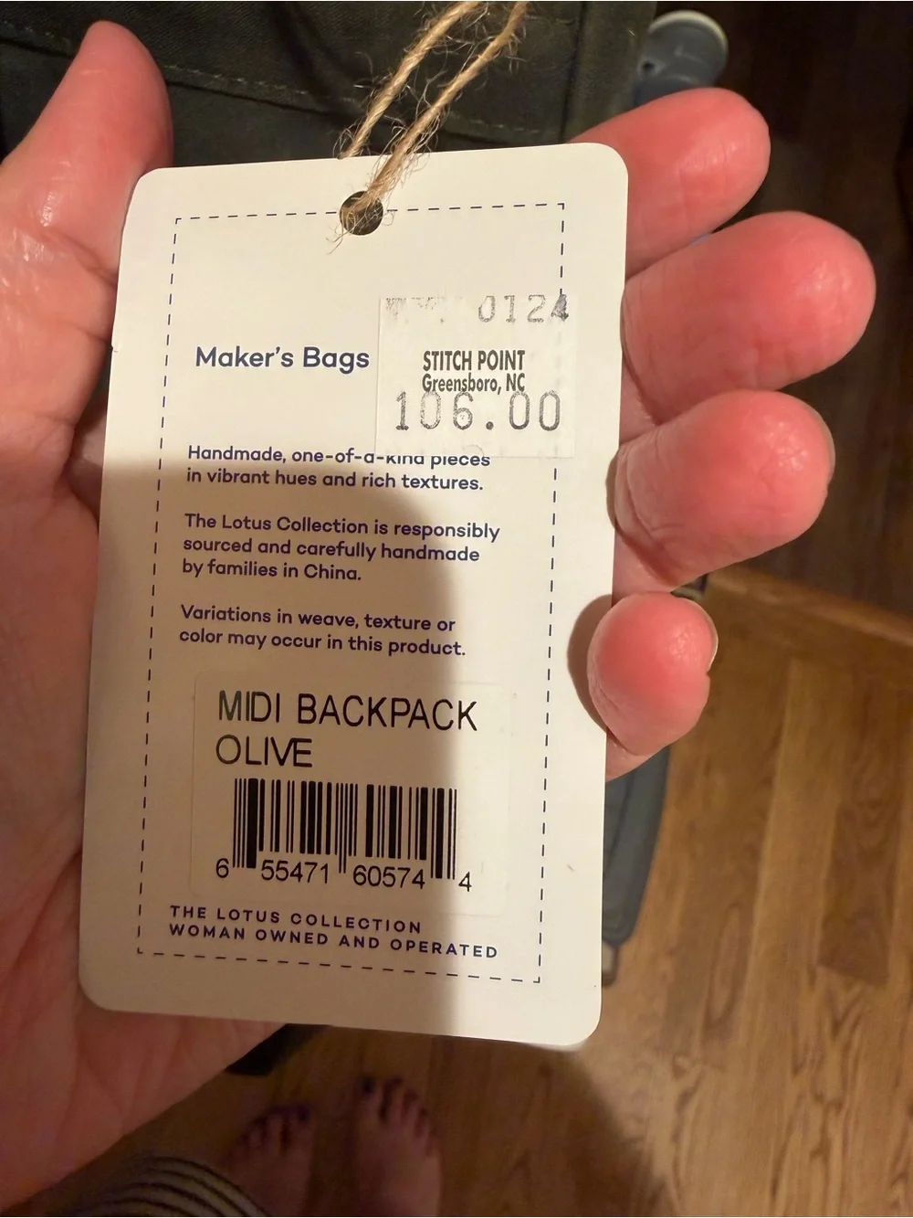 Della Q Maker’s Bag midi Backpack olive